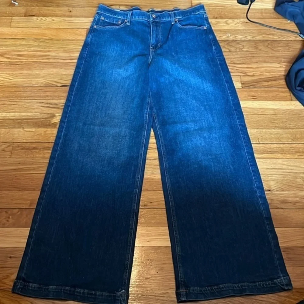 GAP high stride 32 / 14L blue denim pant - Picture 1 of 5